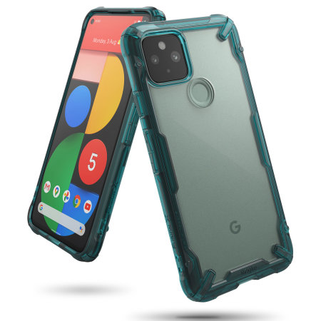 Ringke Google Pixel 5 Fusion X Tough Case - Turquoise Green