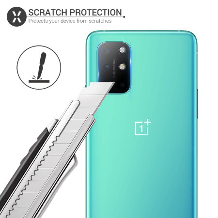 Olixar OnePlus 8T Tempered Glass Camera Protectors - Twin Pack