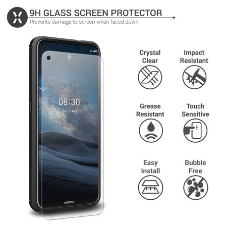 Olixar Sentinel Nokia 8.3 5G Case & Glass Screen Protector