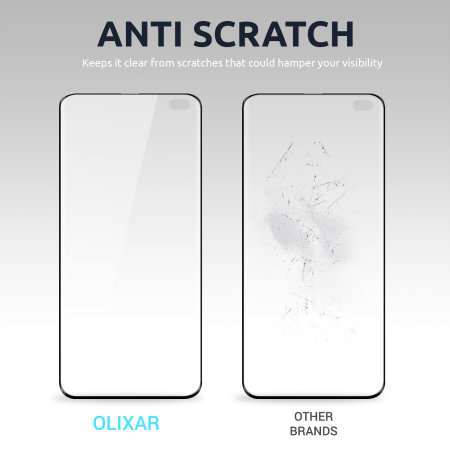 Olixar LG Wing 5G Full Cover Tempered Glass Screen Protector - Black