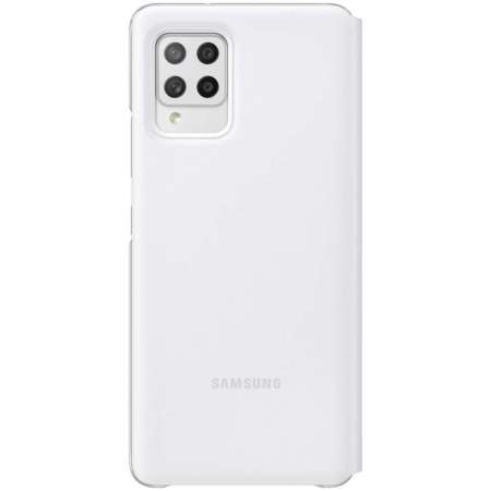 Official Samsung Galaxy A42 5G Clear View Cover Case - White