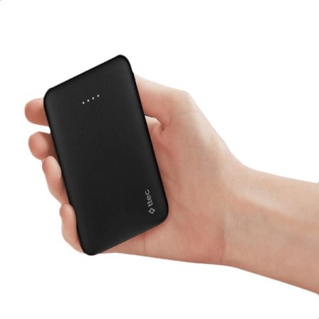 ttec PowerCard Universal Power Bank for Smartphones - 5000 mAh - Black