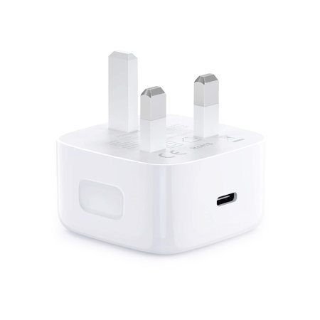 iPhone 12 Pro 18W USB-C Super Fast PD Wall Charger - UK Plug - White