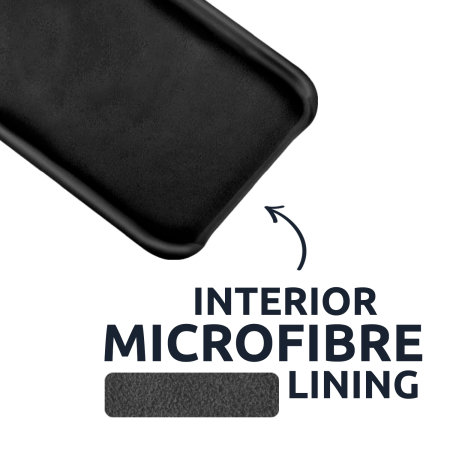 Olixar iPhone 12 mini MagSafe Compatible Silicone Case - Black