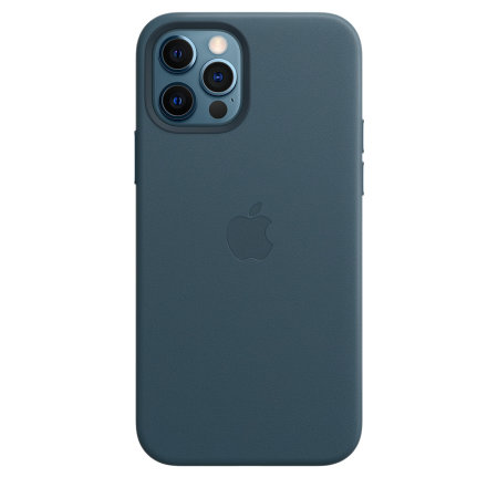 Official Apple iPhone 12 Pro Genuine Leather Case with MagSafe - Blue