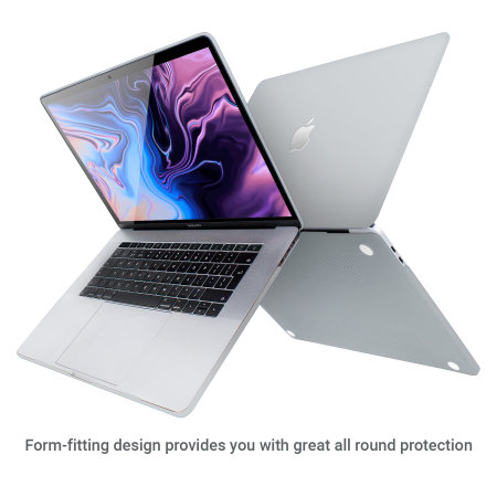 Olixar ToughGuard Macbook Pro 13 Inch 2018 Hard Shell Case - Clear