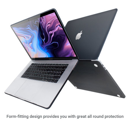Olixar ToughGuard Macbook Pro 13 Inch 2020 Hard Shell Case - Black