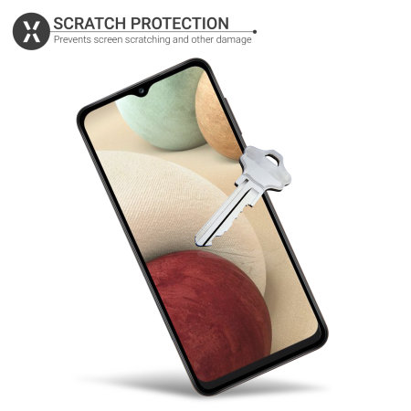 Olixar Samsung Galaxy A12 Film Screen Protector 2-in-1 Pack