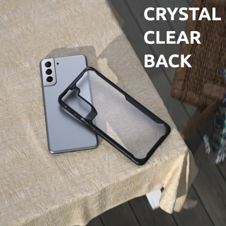 Olixar NovaShield Black Bumper Case - For Samsung Galaxy S21 Plus