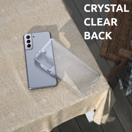 Olixar Antibacterial NovaShield Clear Bumper Case - For Samsung Galaxy S21