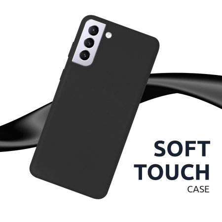 Olixar Black Soft Silicone Case - For Samsung Galaxy S21 Plus