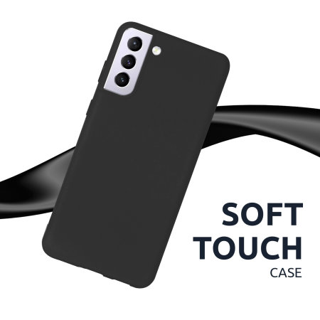 Olixar Black Soft Silicone Case - For Samsung Galaxy S21