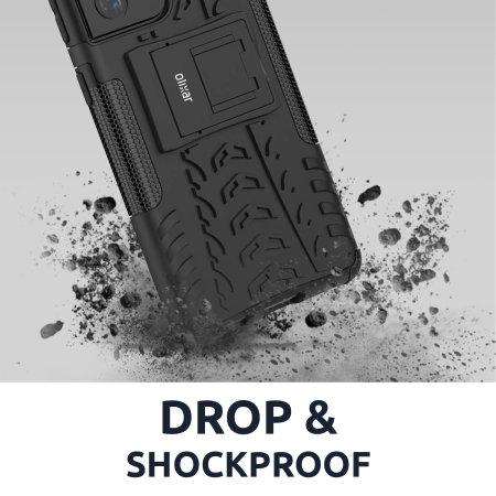 Olixar ArmourDillo Black Protective Case - For Samsung Galaxy S21 Ultra