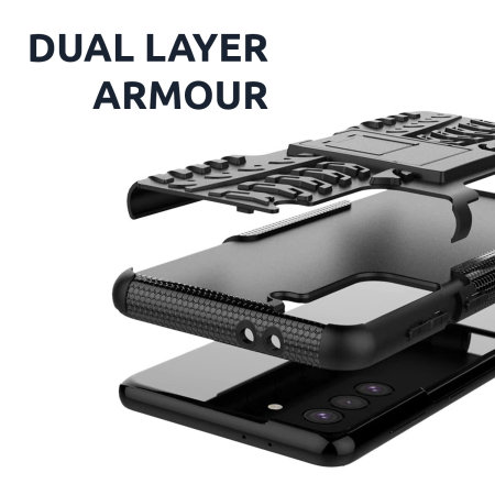 Olixar ArmourDillo Black Protective Case - For Samsung Galaxy S21