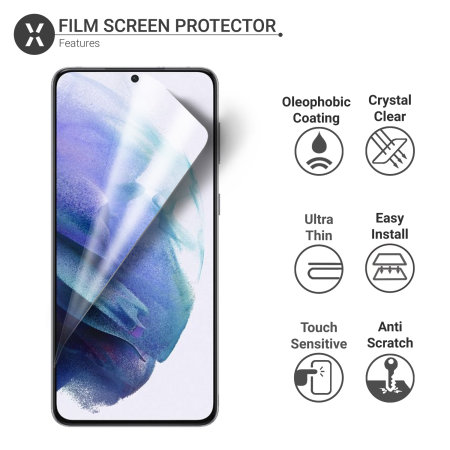 Olixar Samsung Galaxy S21 Film Screen Protector - 2 Pack