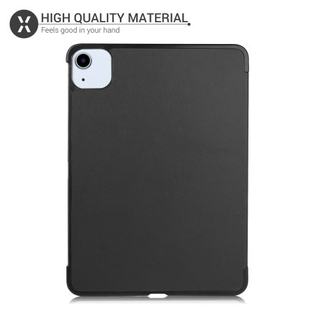 Olixar iPad Air 4 10.9" 2020 4th Gen. Leather-Style Stand Case - Black