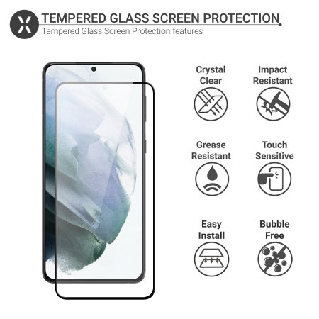 Olixar Tempered GlassScreen Protector - For Samsung Galaxy S21 Plus