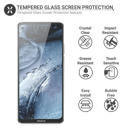 Easy Bubble-Free Installation HD Ultra Clear shatterproof 9H Hardness and Anti Fingerprint Oleo-phobic Coating for Nokia 8.3 5G 2 PACK Nokia 8.3 5G Tempered Glass Screen Protector Screen Protector