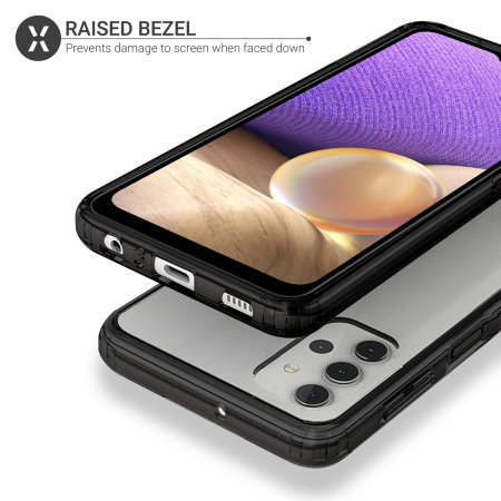 Olixar ExoShield Tough Snap-on Samsung Galaxy A32 5G Case - Black
