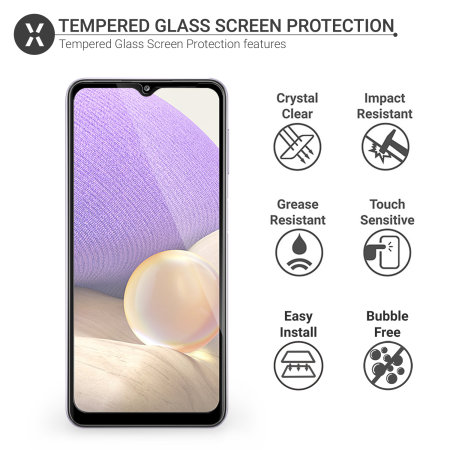 Olixar Samsung Galaxy A32 5G Tempered Glass Screen Protector