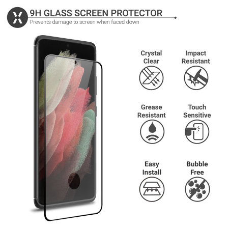 Olixar Sentinel Case And Glass Screen Protector - For Samsung Galaxy S21 Ultra