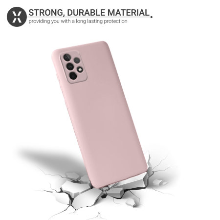 Olixar Samsung Galaxy Pastel Pink Soft Silicone Case - For Samsung Galaxy A52