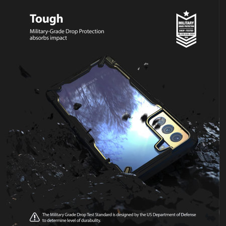 Ringke Black Fusion X Tough Bumper Case - For Samsung Galaxy S21