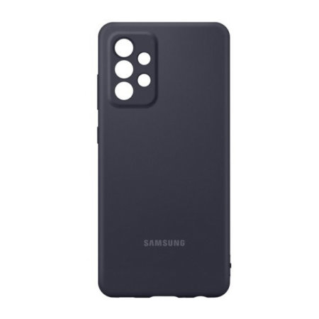 Official Samsung Galaxy A72 Silicone Cover Case - Black
