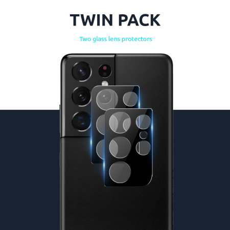 Olixar Twin Pack Camera Protectors - For Samsung Galaxy S21 Ultra
