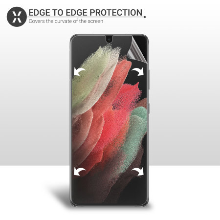 Olixar Front And Back FilmScreen Protector - For Samsung Galaxy S21 Ultra
