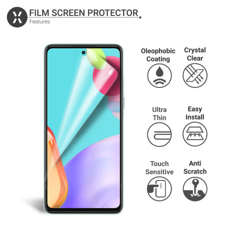 Olixar Samsung A52 Anti-Blue Light Film Screen Protector - 2 Pack