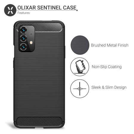 Olixar Sentinel Samsung Galaxy A52 Case & Glass Screen Protector