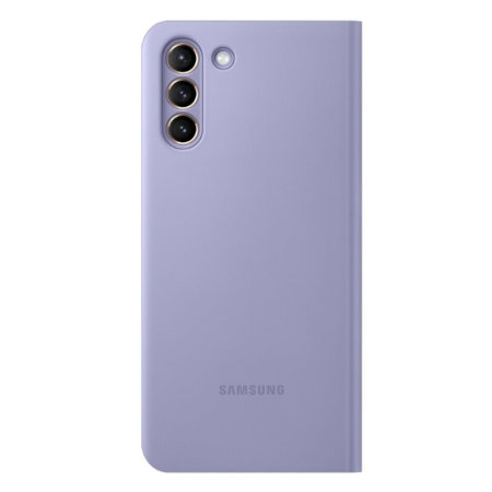 Official Samsung Violet LED View Cover Case - For Samsung Galaxy S21
