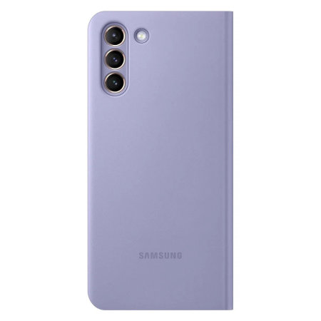 Official Samsung Galaxy S21 Plus Led View Cover Case Violet