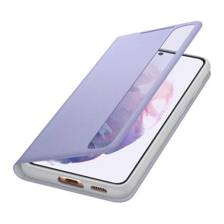 Official Samsung Violet Clear View Cover Case - For Samsung Galaxy S21