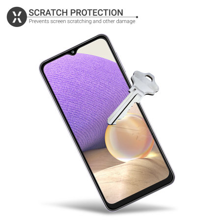 Olixar Samsung Galaxy A32 5G Film Screen Protectors - 2-in-1 Pack