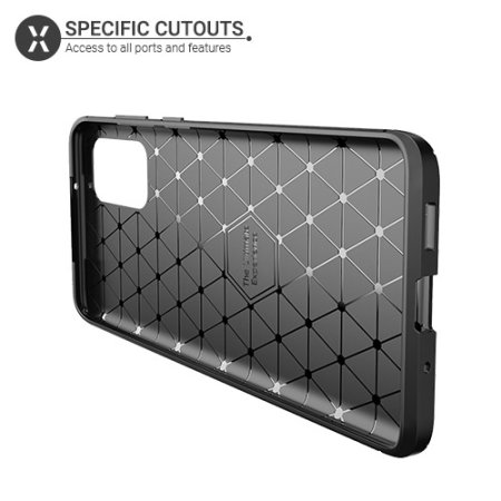Olixar Carbon Fibre OnePlus 9 Protective Case - Black
