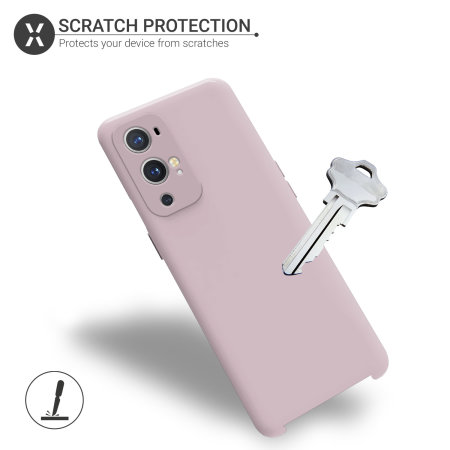 Olixar OnePlus 9 Pro Soft Silicone Case - Pastel Pink