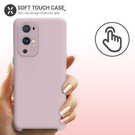 Olixar OnePlus 9 Pro Soft Silicone Case - Pastel Pink