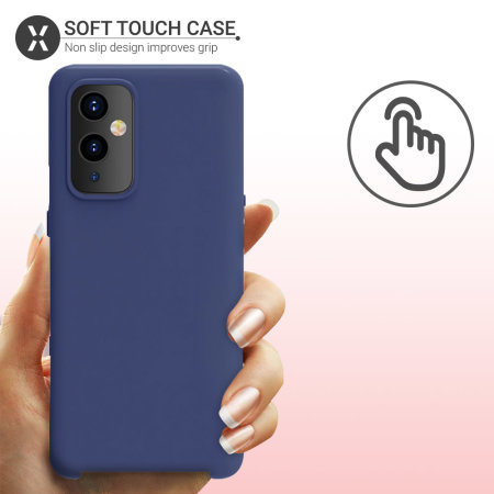 Olixar OnePlus 9 Soft Silicone Case - Midnight Navy