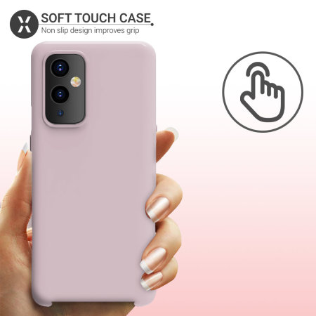 Olixar OnePlus 9 Soft Silicone Case - Pastel Pink