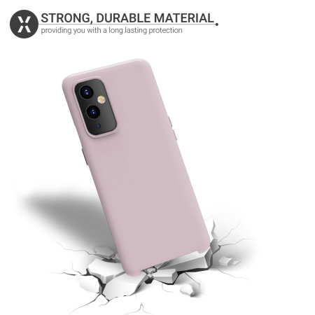 Olixar OnePlus 9 Soft Silicone Case - Pastel Pink
