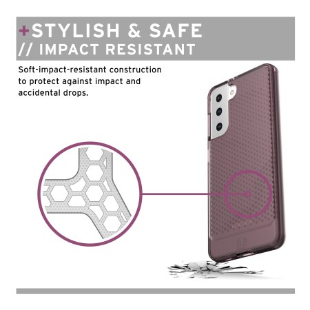 [U] By UAG Dust Rose Lucent Series Case - For Samsung Galaxy S21
