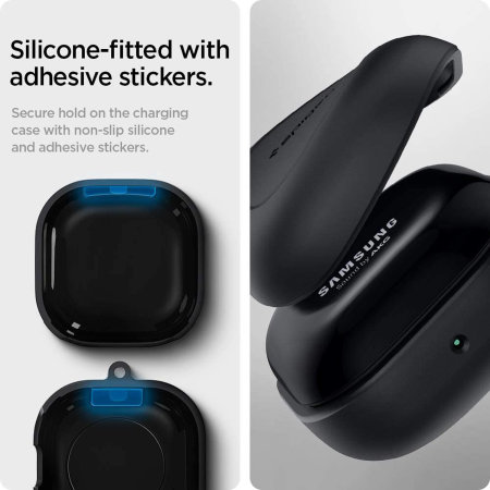 Spigen Samsung Galaxy Buds Live Earphones Silicone Case - Black