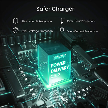 Olixar 20W PD Fast Wall Charger & 1.5m USB-C to C Cable - For Samsung Galaxy S21