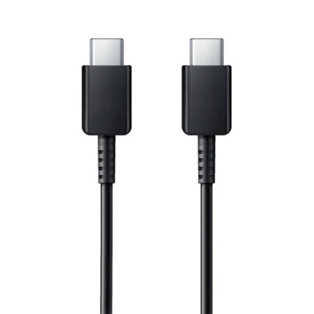 Official Samsung Black 1m USB-C to USB-C PD Cable - For Samsung Galaxy S21 Plus