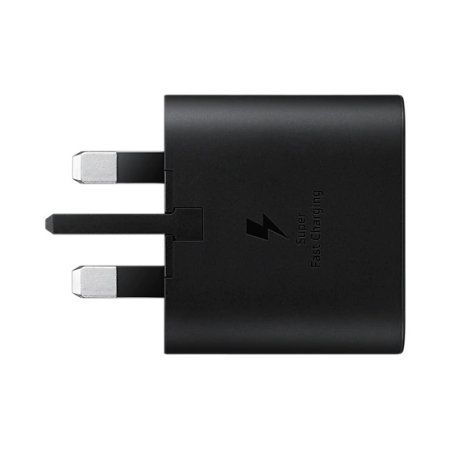 Official Samsung Black 25W PD USB-C Charger - For Samsung Galaxy S21