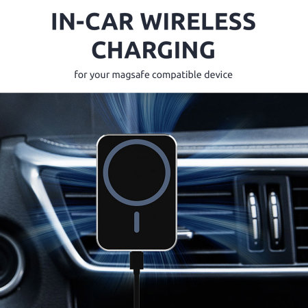 Car Mount MagSafe Wireless Charger for Apple iPhone, Dash and Vent  Wireless Charger for Car