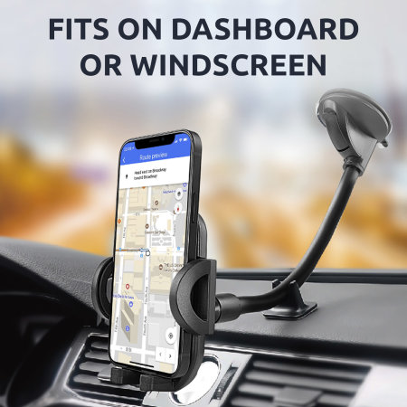 Olixar Universal Dual Attachment Windscreen & Dashboard Car Phone Holder