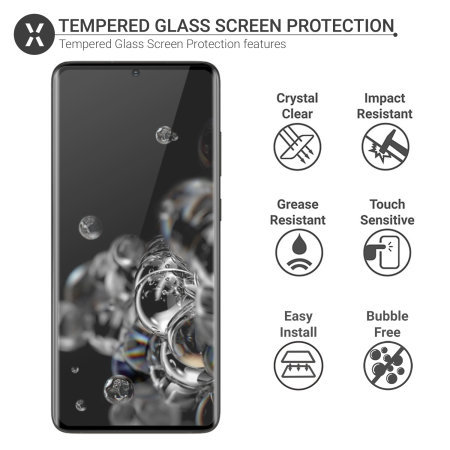 Olixar Samsung S20 Ultra Screen Protector & 2 Pack Camera Protectors